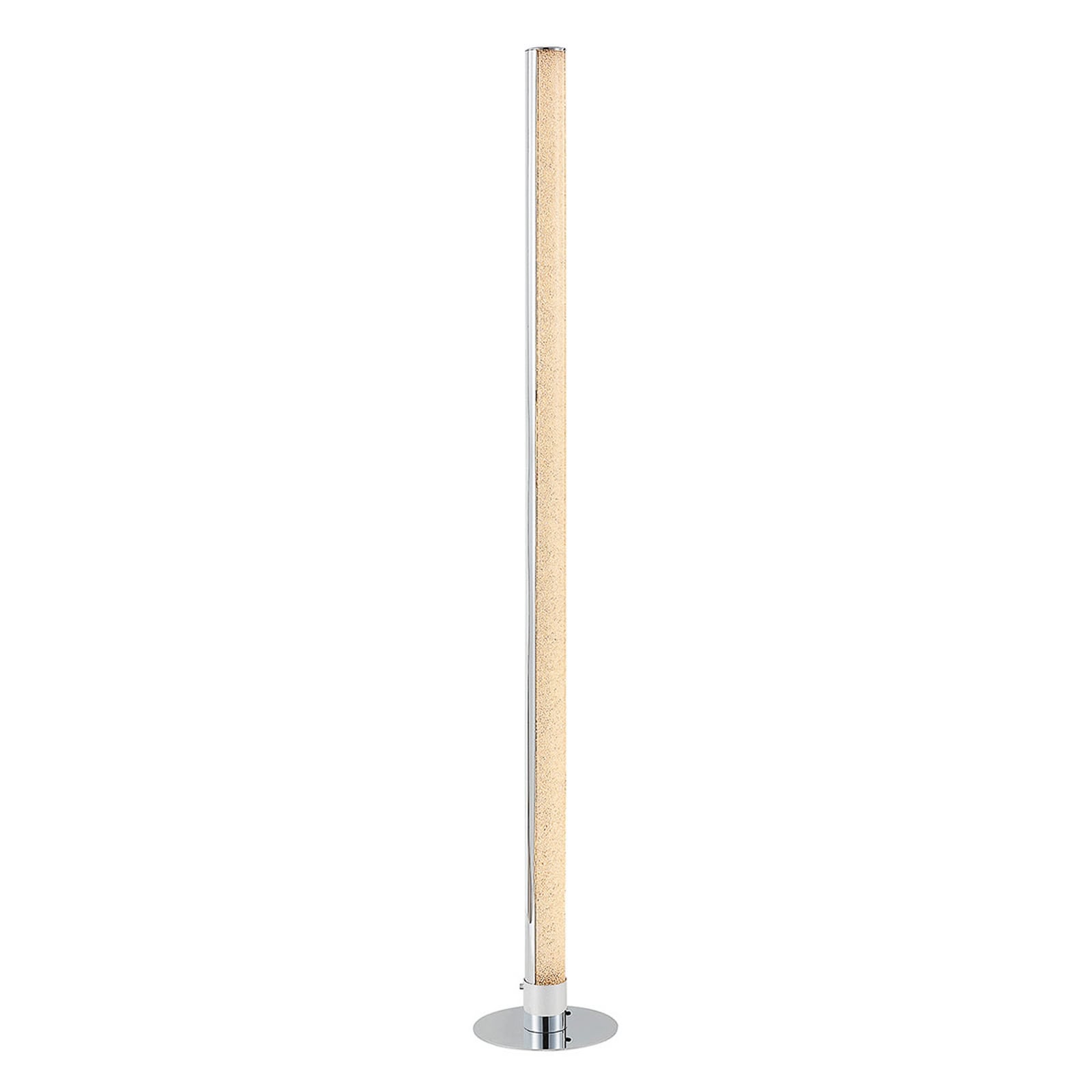 Nærbilde av LED gulvlampe Hadis RGB dimbar med fjernkontroll 120 cm krystallutseende