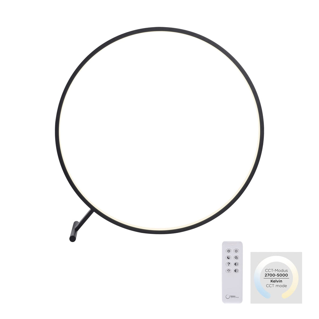 LED gulvlampe Hula CCT dimbar med fjernkontroll sideprofil