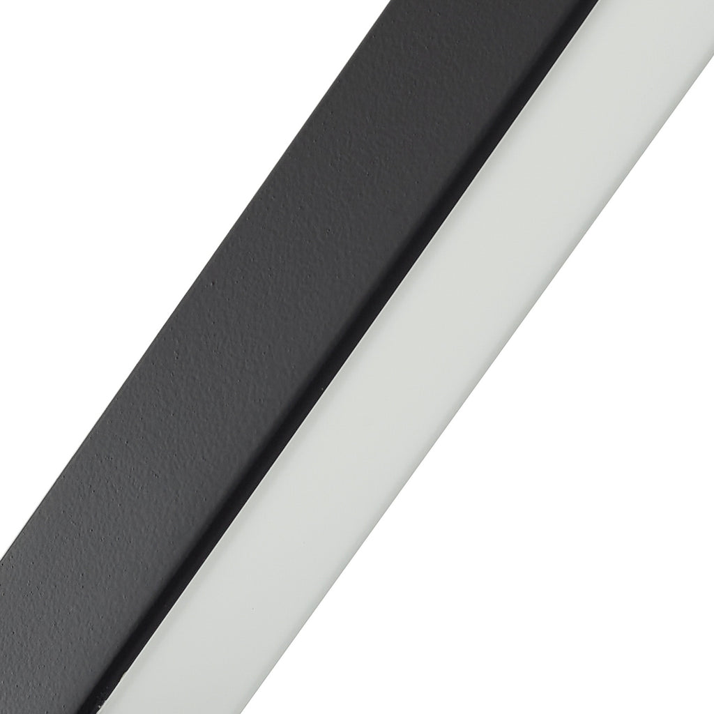 LED gulvlampe Ilian svart jern designdetaljer