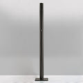 LED gulvlampe Ilio appstyrt dimbar svart 175 cm 3000K front