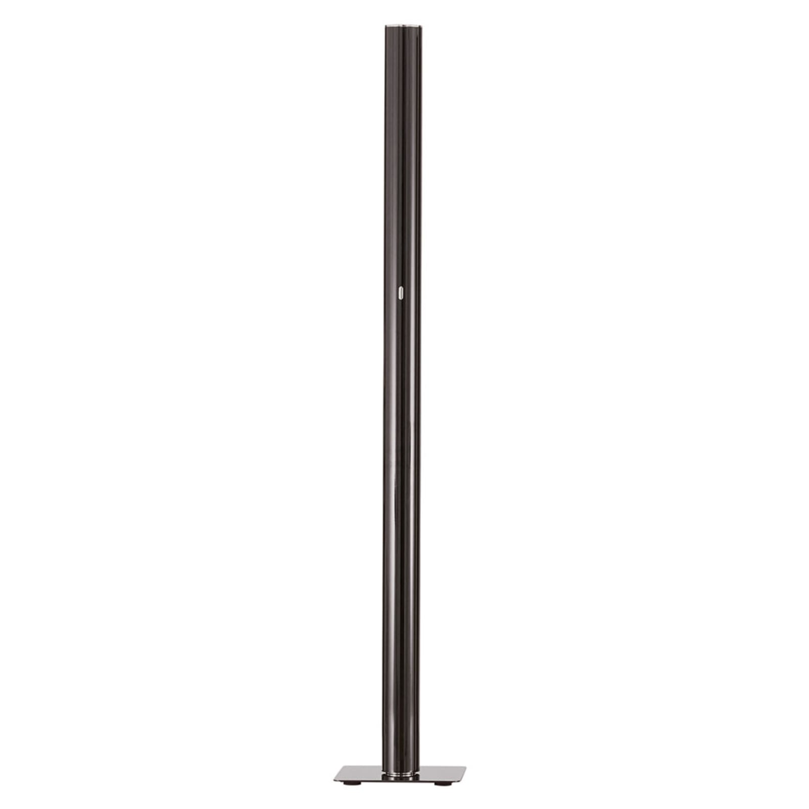 LED gulvlampe Ilio appstyrt dimbar svart 175 cm 3000K montert i stue