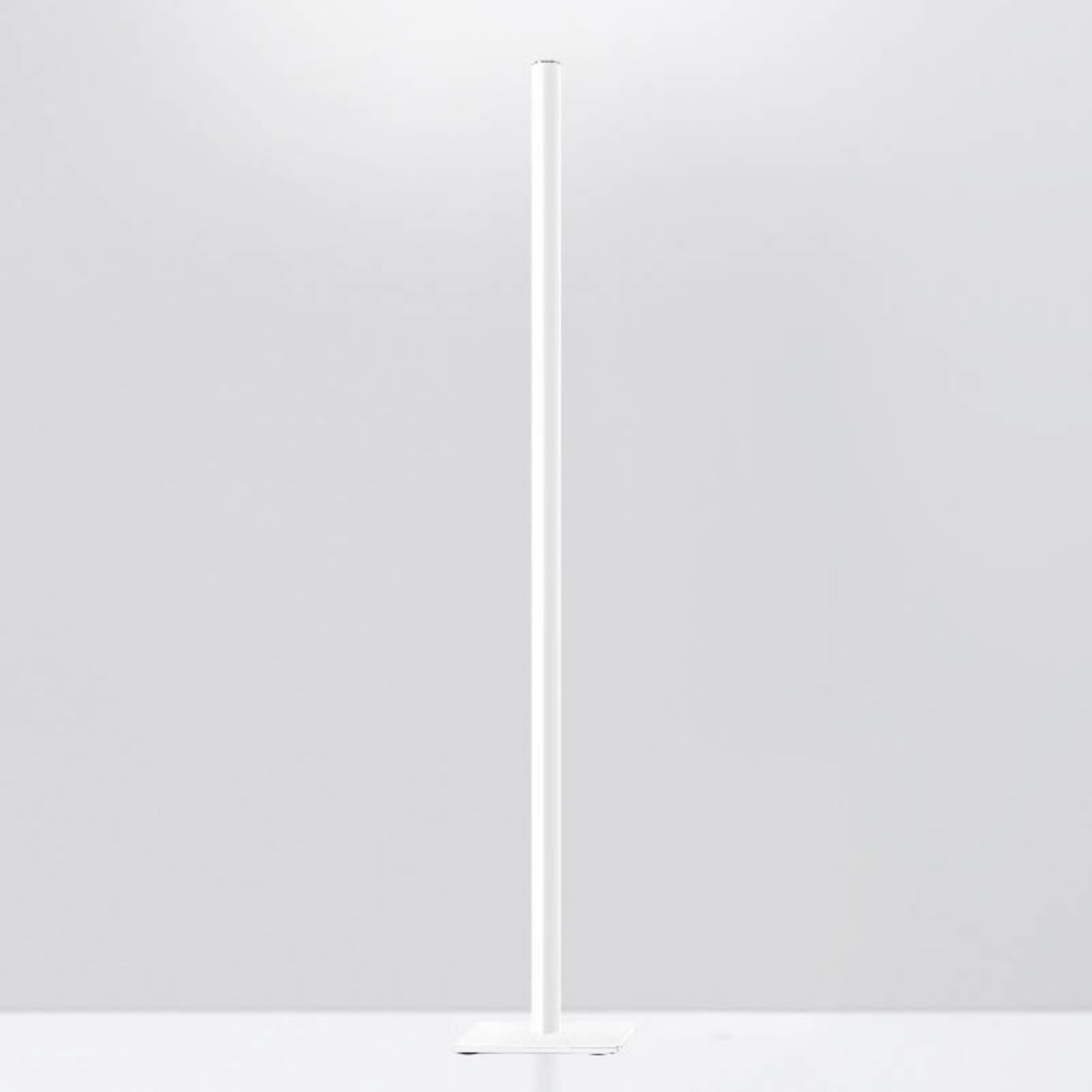 LED gulvlampe Ilio mini appstyrt hvit 175 cm forfra