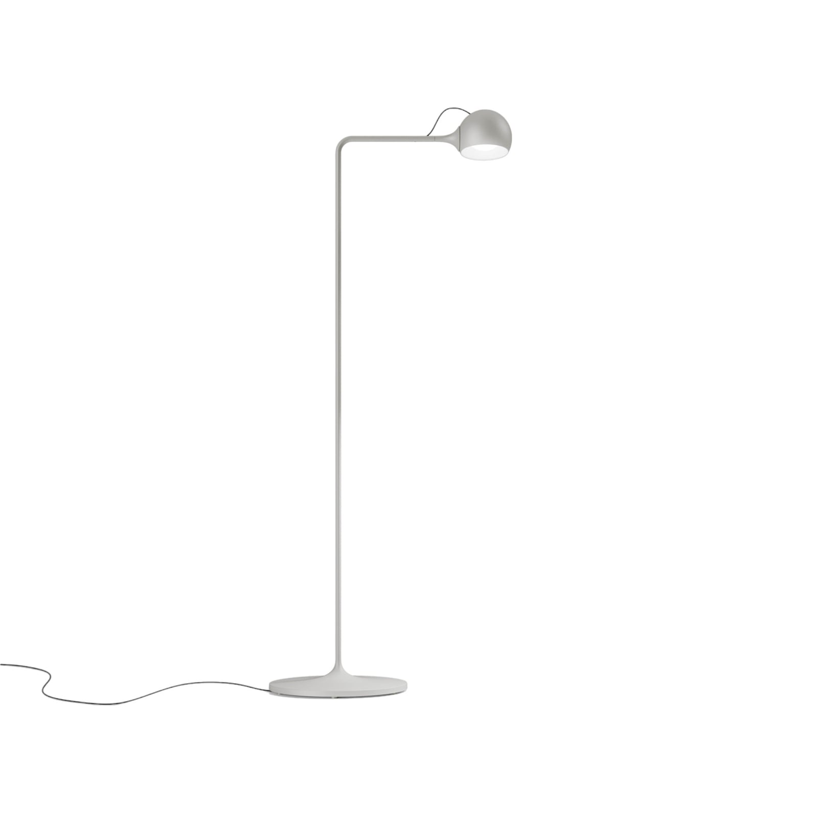 LED gulvlampe Ixa Reading dimbar aluminium 9W 3000K Artemide forfra