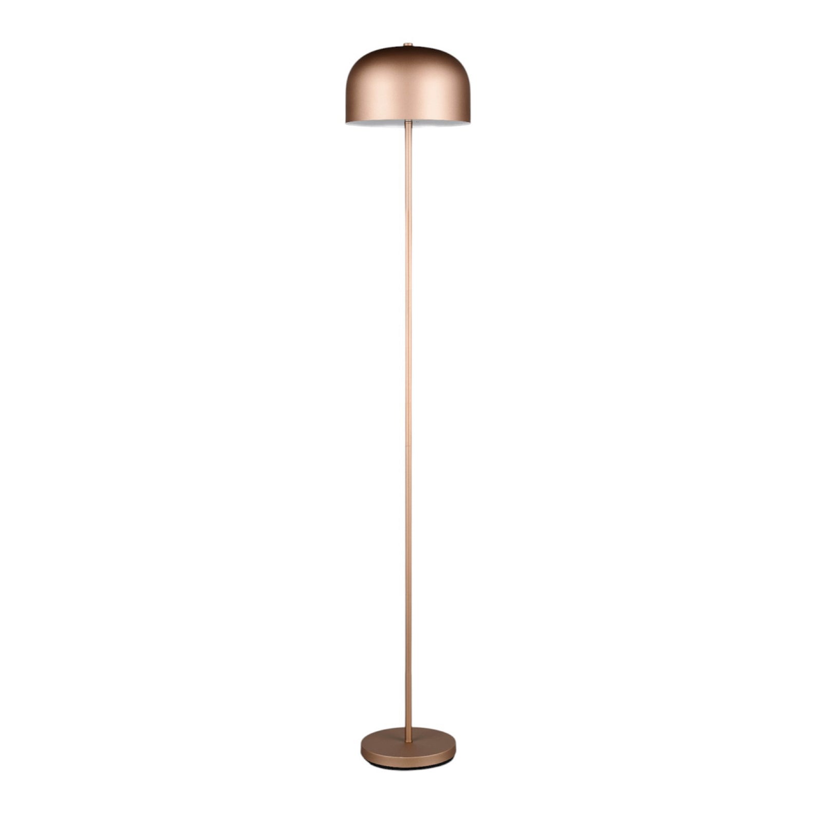 LED gulvlampe Jeff oppladbar dimbar brun H147 cm bakside