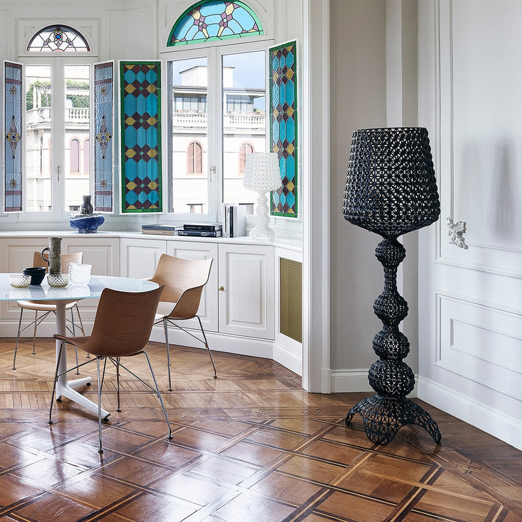 LED gulvlampe Kabuki dimbar svart Ø50 cm 166 cm - Kartell