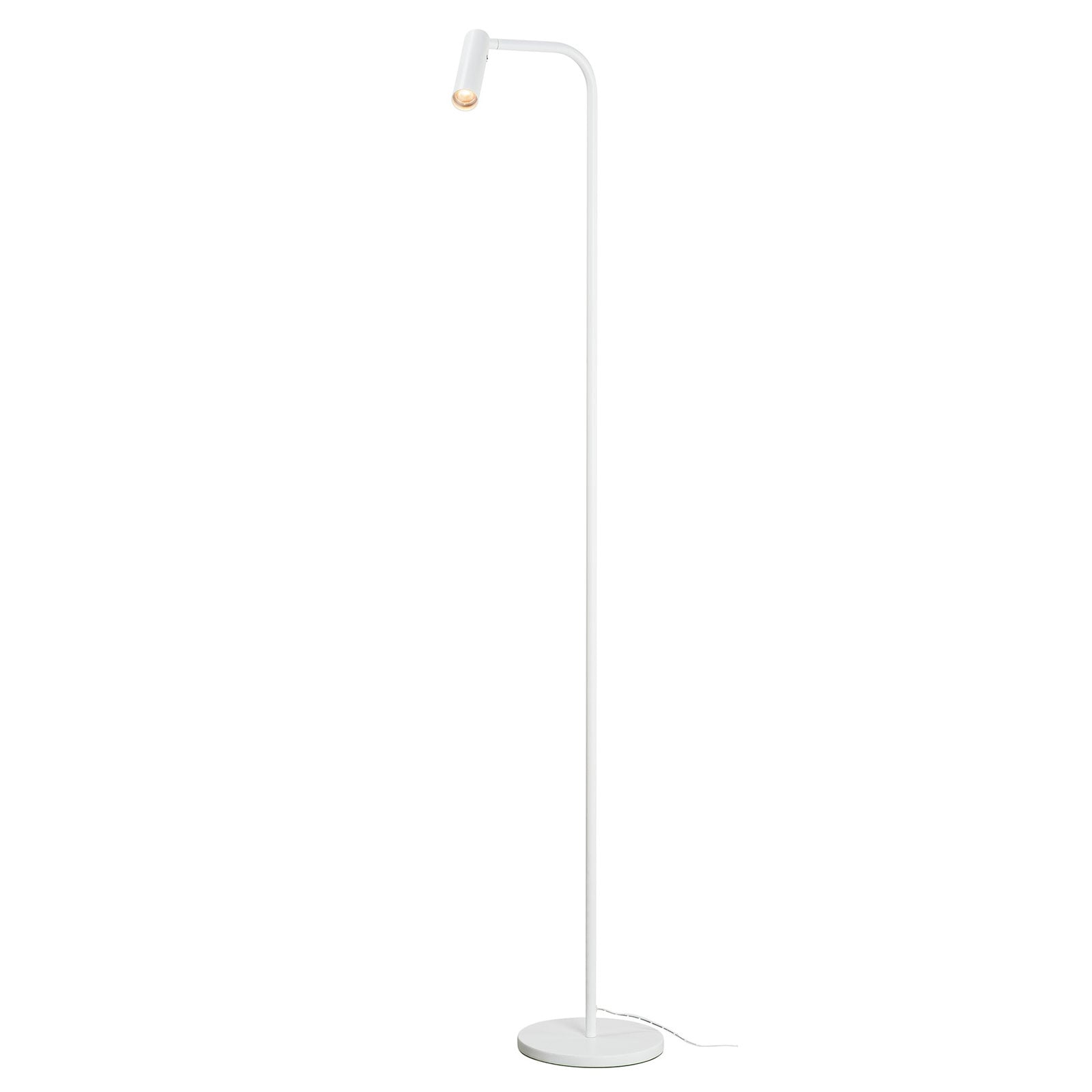 LED gulvlampe Karpo dimbar hvit aluminium 6,5W 3000K bakside