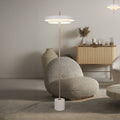 LED gulvlampe Keaton lysgrå Ø40 cm 21W CCT dimbar forfra