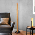 LED gulvlampe Kerala tre metall dimbar 120 cm 16W forfra