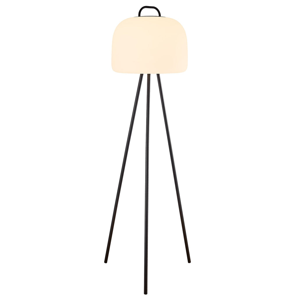 LED gulvlampe Kettle Tripod oppladbar dimbar nærbilde av tripod-stativ