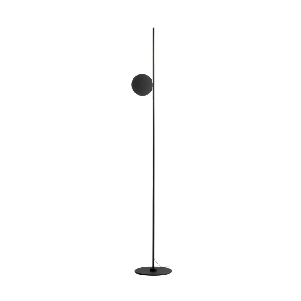 LED gulvlampe Kimia dimbar høydejusterbar svart 25W forfra
