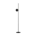 LED gulvlampe Kimia dimbar høydejusterbar svart 25W forfra