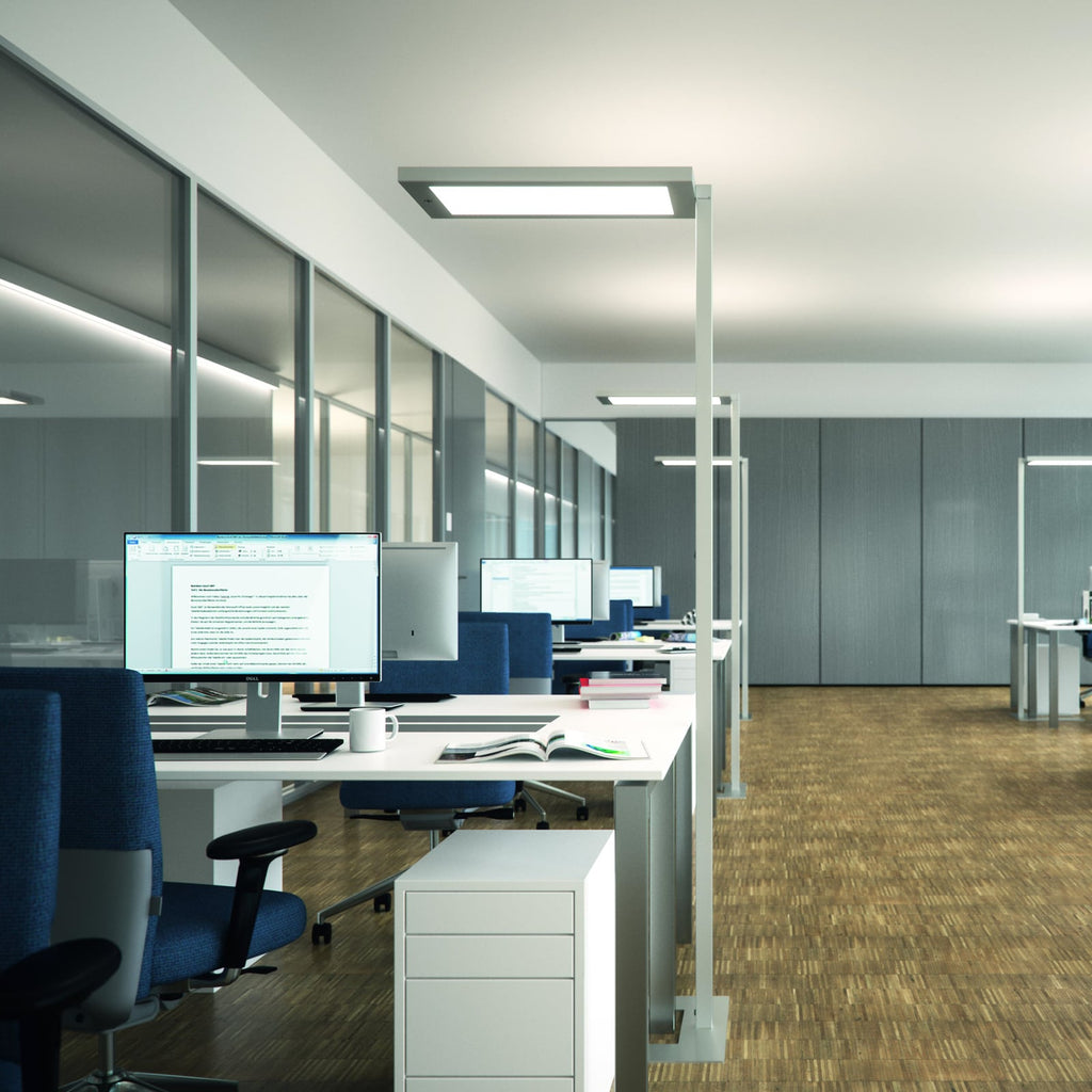 LED gulvlampe Lavigo Core DPS med bevegelsessensor 85W hvit forfra