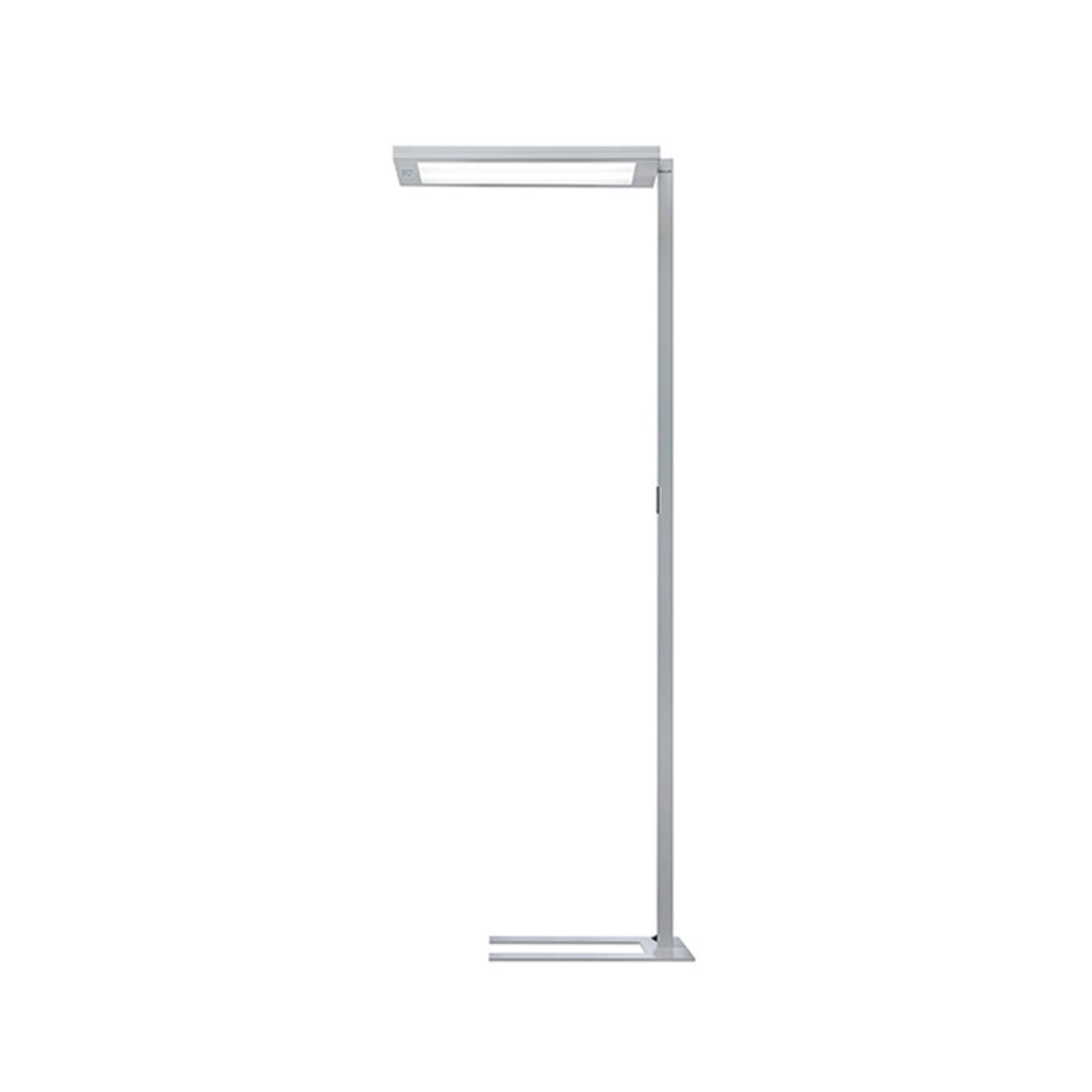 LED gulvlampe Lavigo med bevegelsessensor sølv 4000K 113W forfra