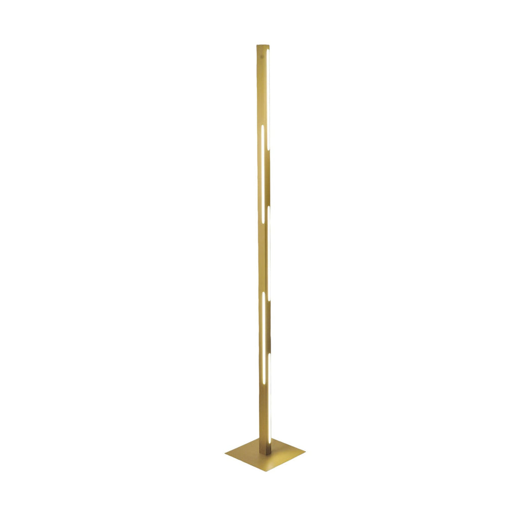LED gulvlampe Ling dimbar messing metall 165 cm bakside