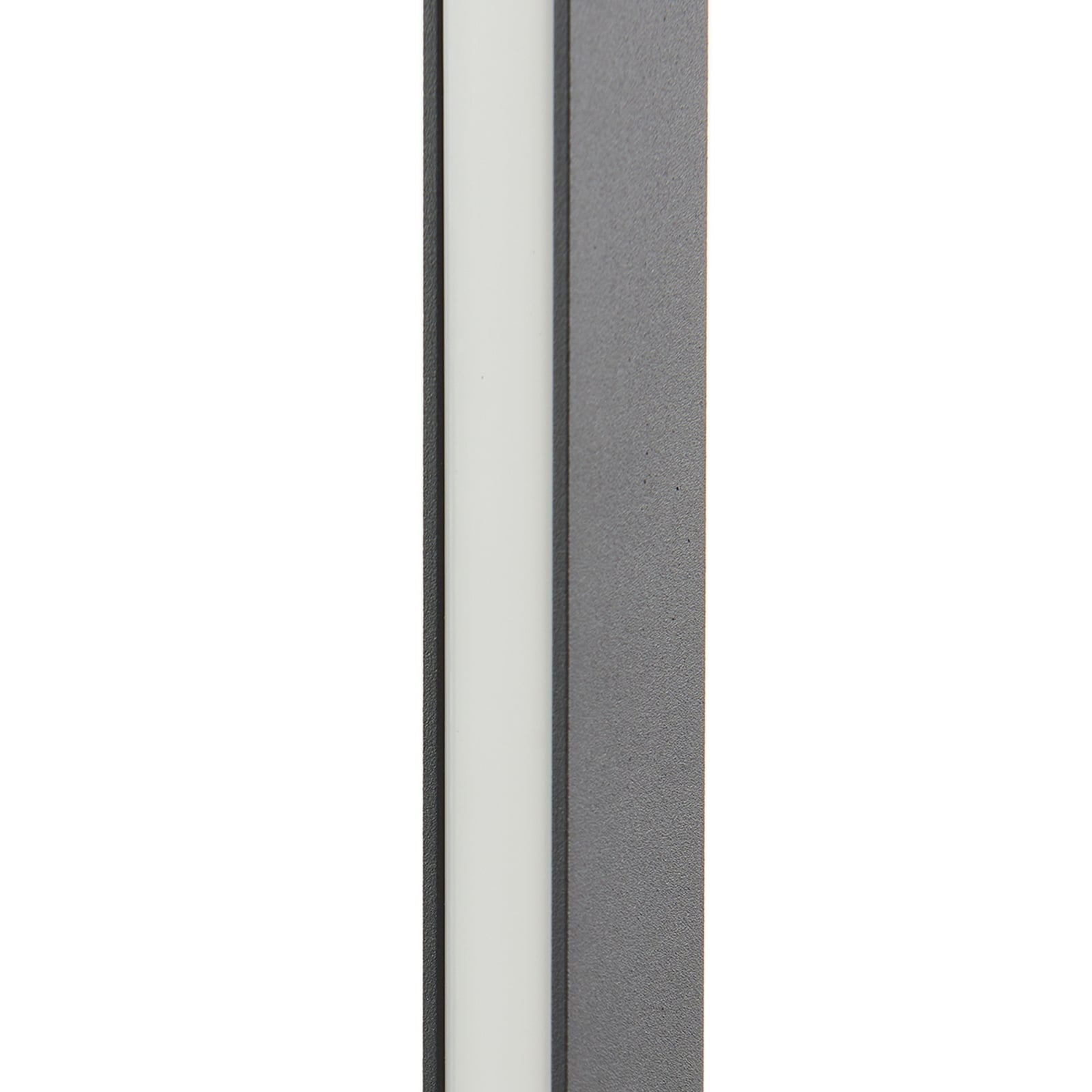 LED-gulvlampe Linija svart aluminium dimbar med kabel