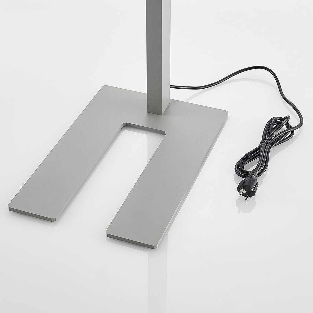 LED gulvlampe Logan Pro dimbar med bevegelsessensor sølv sideprofil