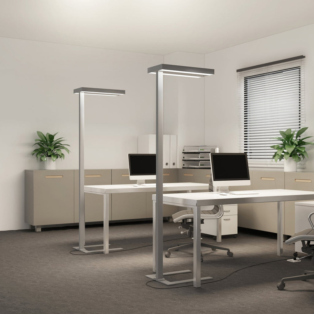 LED gulvlampe Logan Ultra CCT dimbar med sensor detalj berøringspanel
