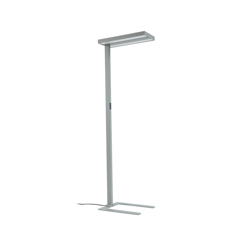 LED gulvlampe Logan Ultra HCL CCT dimbar sølv montert i rom