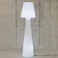 LED gulvlampe Lola hvit plast forfra