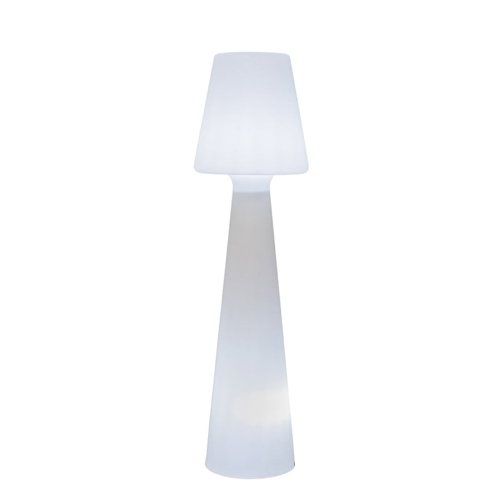LED gulvlampe Lola hvit plast bakside