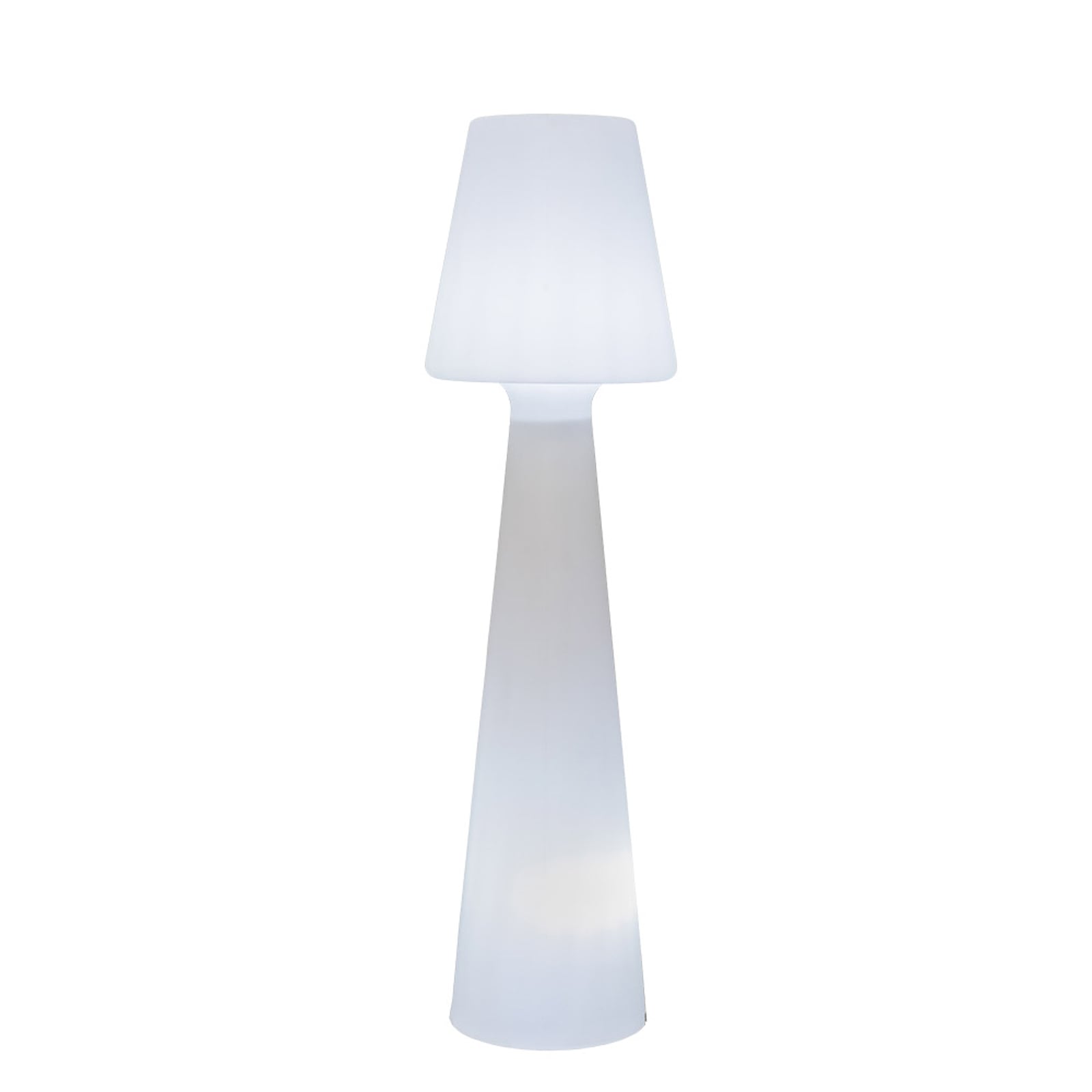 LED gulvlampe Lola hvit plast bakside