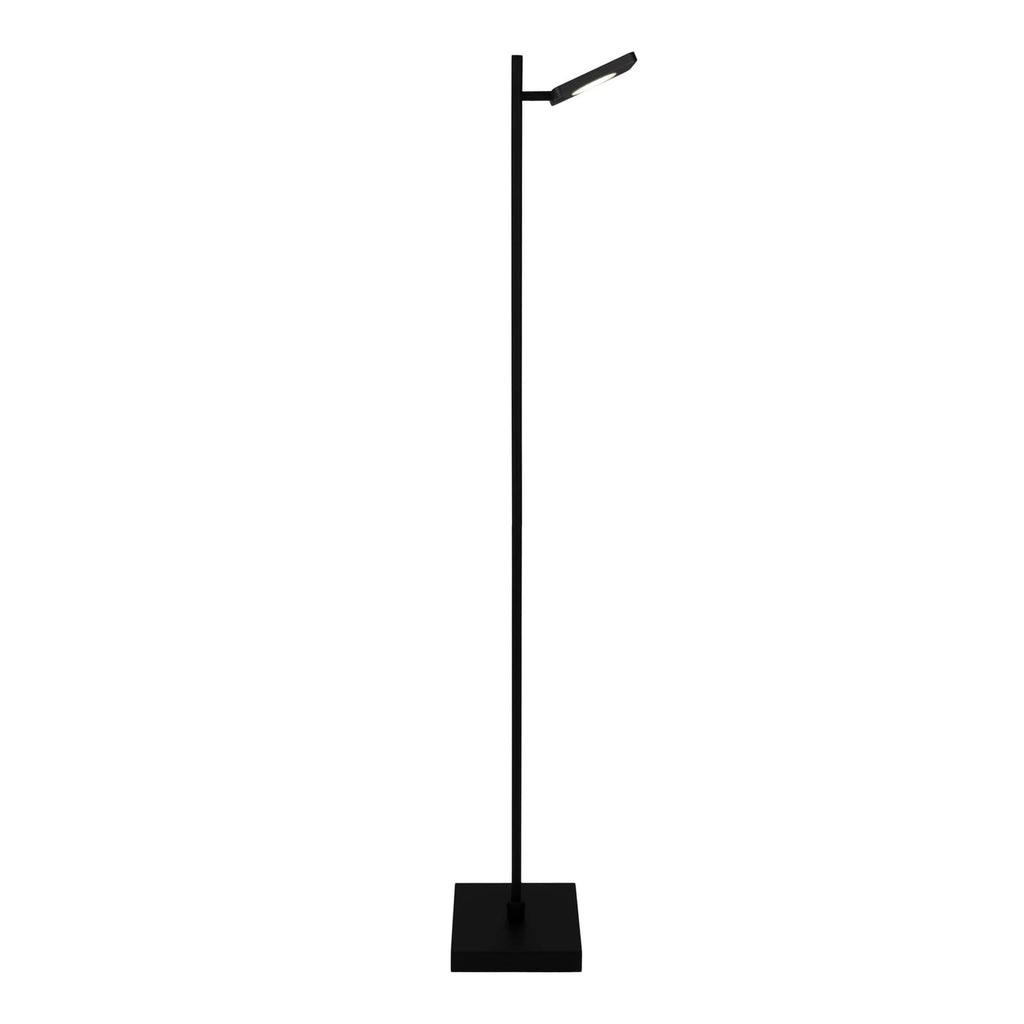 Detalj av touchdimmer på LED gulvlampe Lupa oppladbar svart metall 135 cm