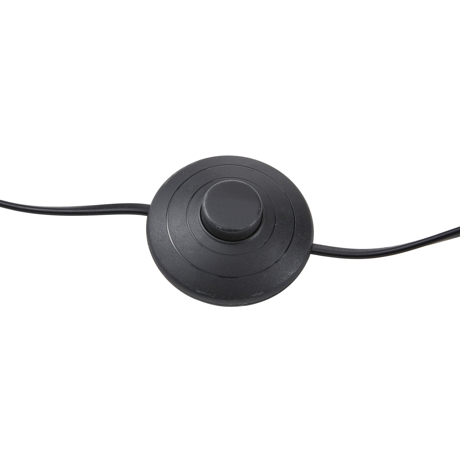 LED gulvlampe Madu svart/gull dimbar fra siden