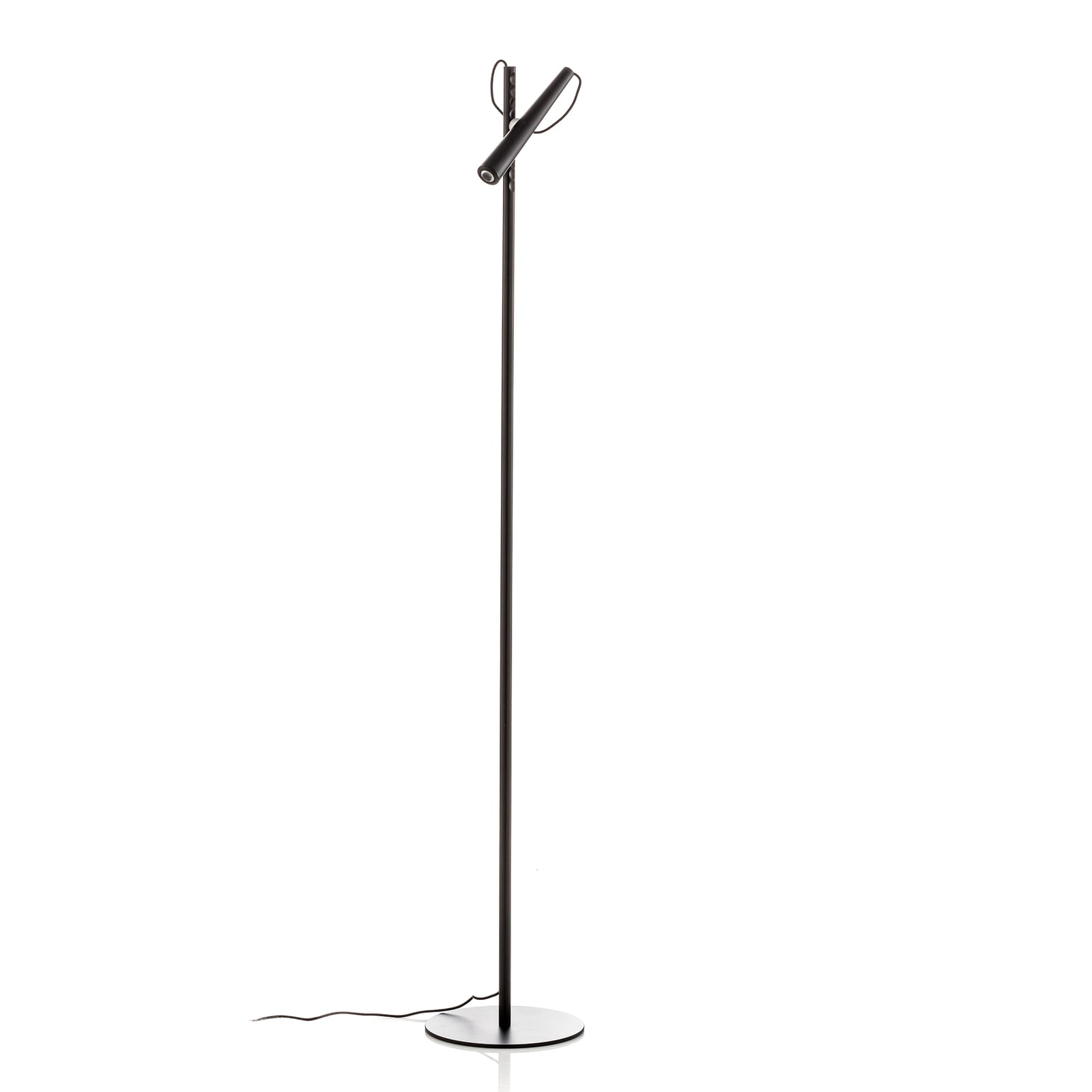 LED gulvlampe Magneto svart 120 cm 5W varmhvit montert i rom