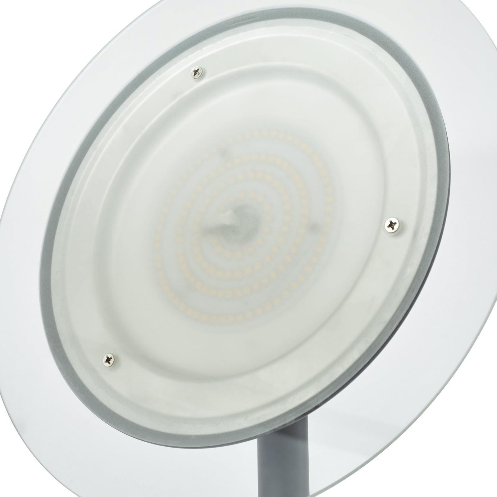 LED gulvlampe Malea med leselampe dimbar svart i moderne interiør