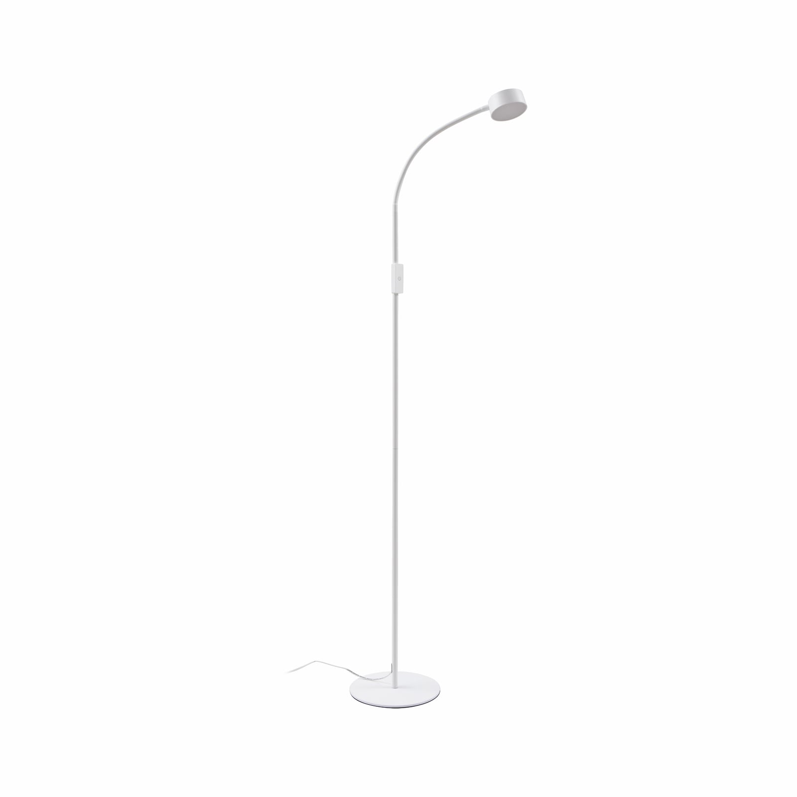 LED gulvlampe Maori hvit CCT dimbar 140 cm USB detalj av lampehode