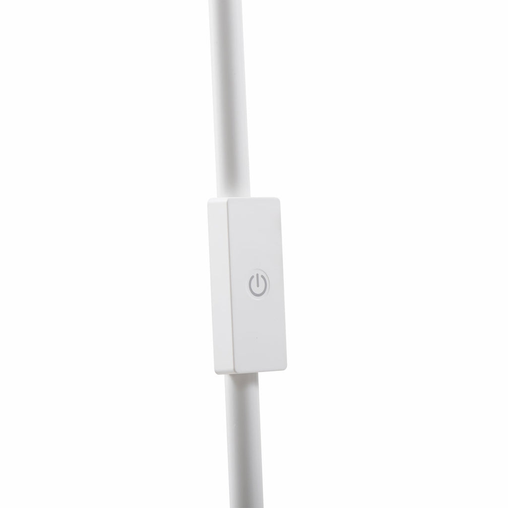 LED gulvlampe Maori hvit CCT dimbar 140 cm USB USB-kabel
