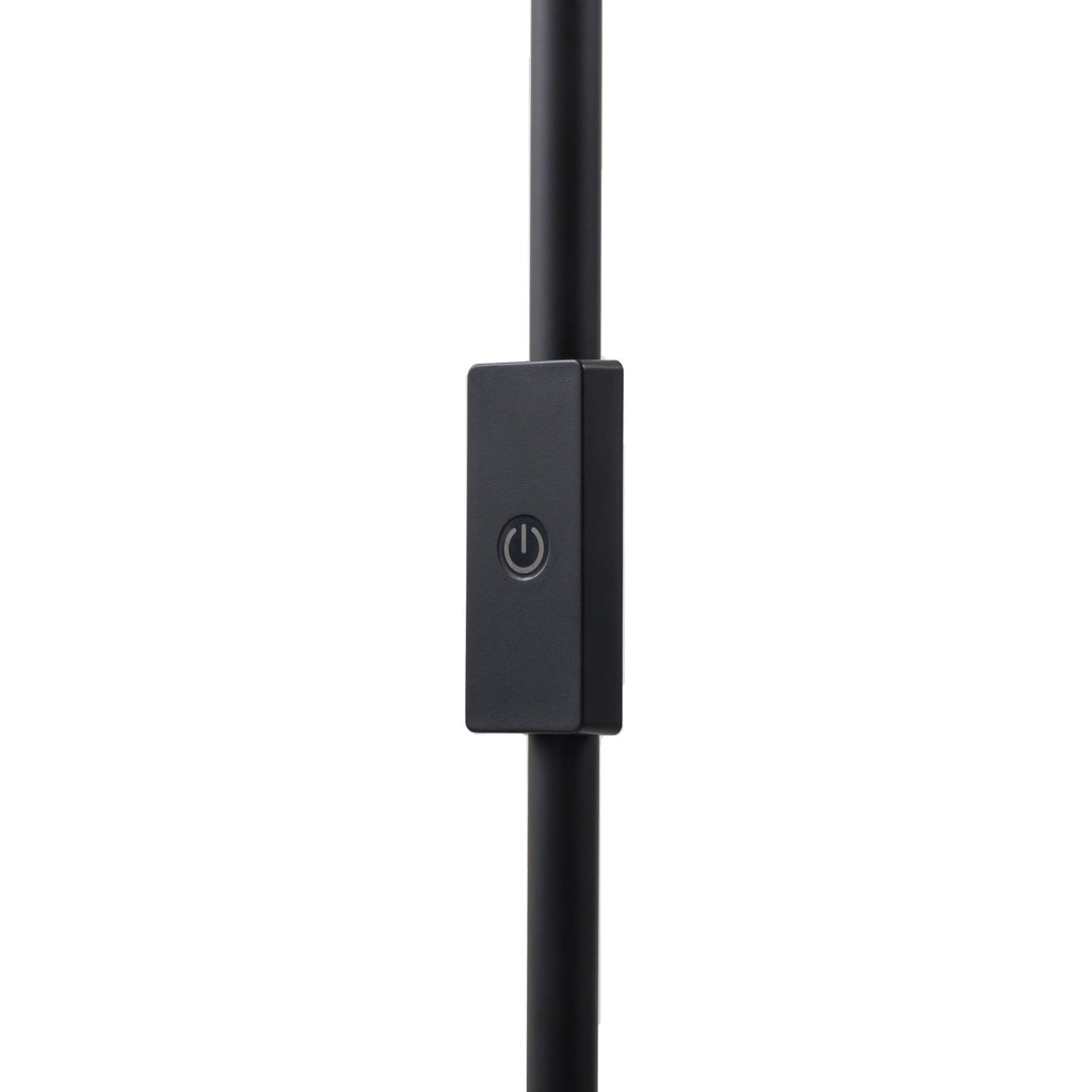 LED gulvlampe Maori svart CCT dimbar 140 cm hele lampen
