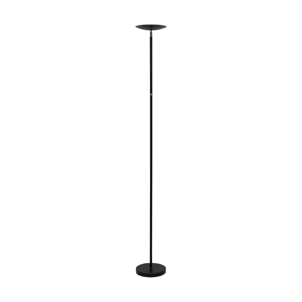 Bakside av LED gulvlampe MAULsphere dimbar svart 183 cm 22W