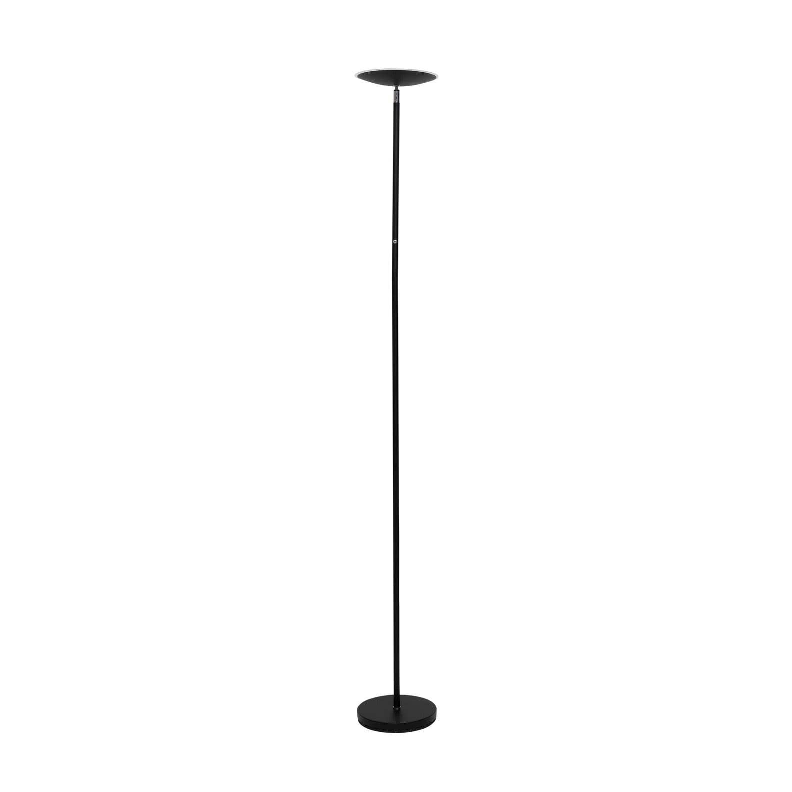 LED gulvlampe MAULsphere svart 183 cm 22W varmhvit forfra
