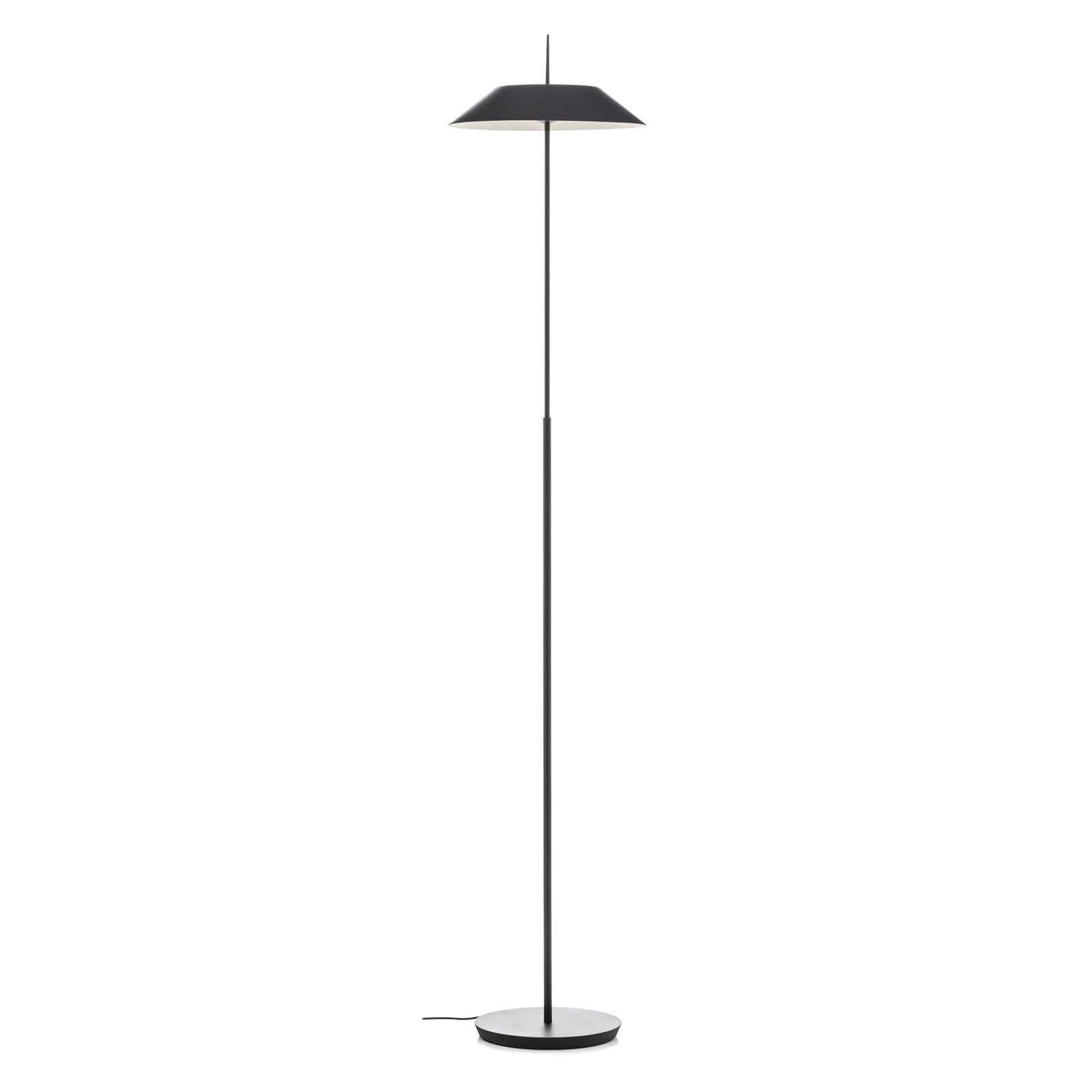 LED gulvlampe Mayfair dimbar grafitt 147 cm montert i rom
