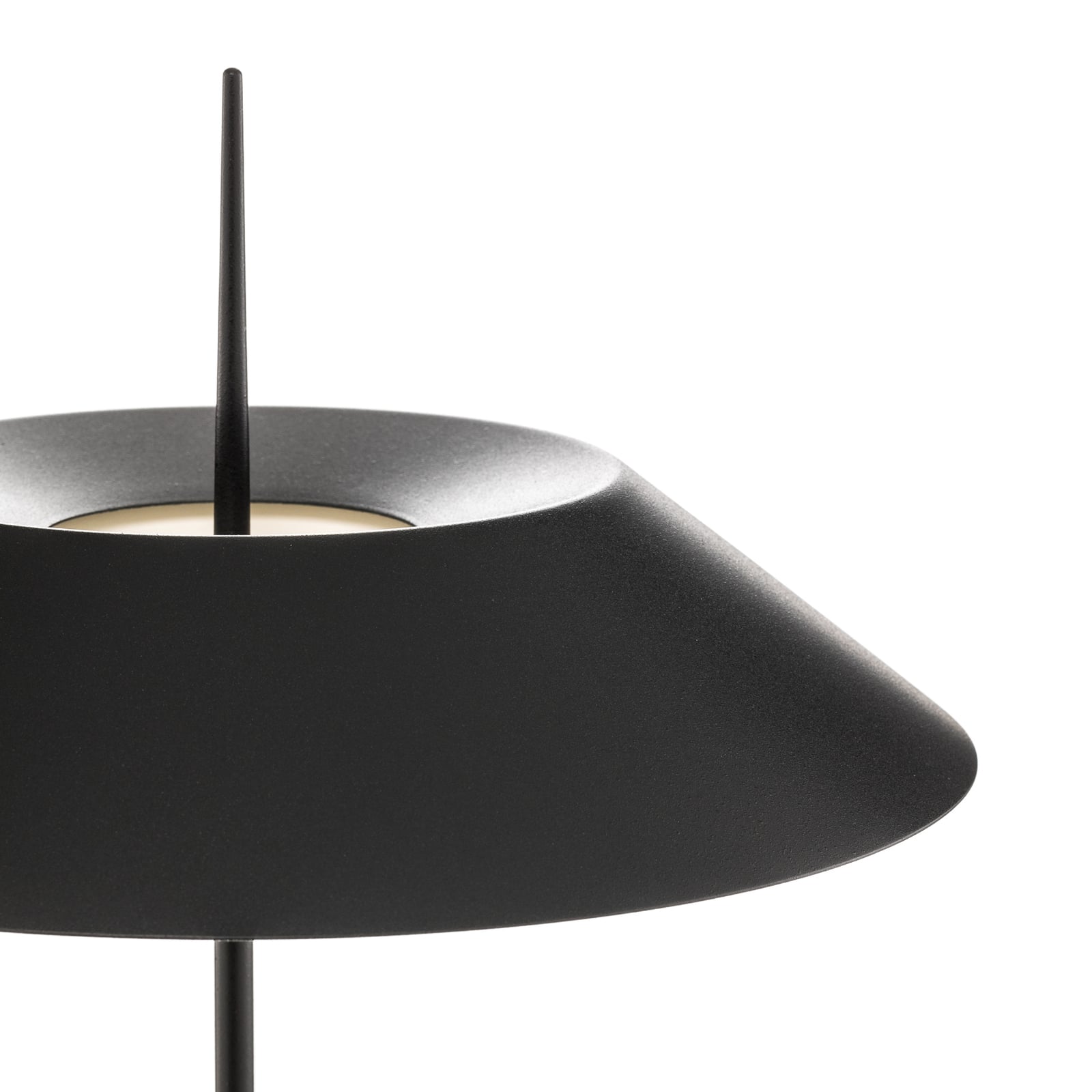 LED gulvlampe Mayfair dimbar grafitt 147 cm sideprofil