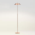 LED gulvlampe Mayfair kobber blank dimbar 19W forfra
