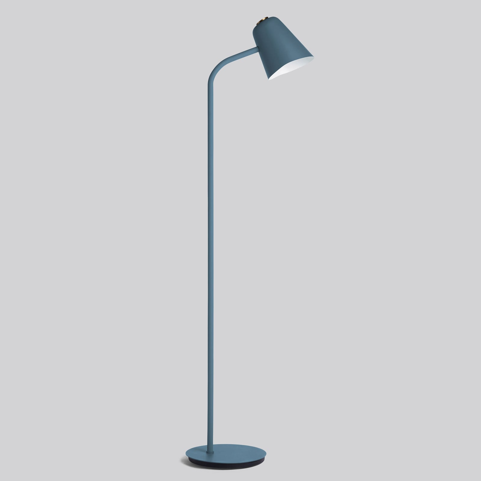 Detaljbilde av dimmer på LED gulvlampe Me dim petrol