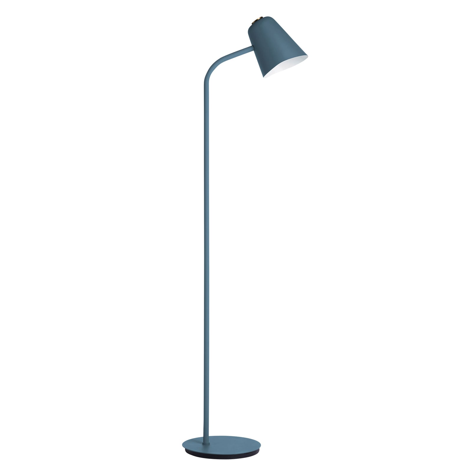 LED gulvlampe Me dim dimbar petrol 135 cm fra fronten
