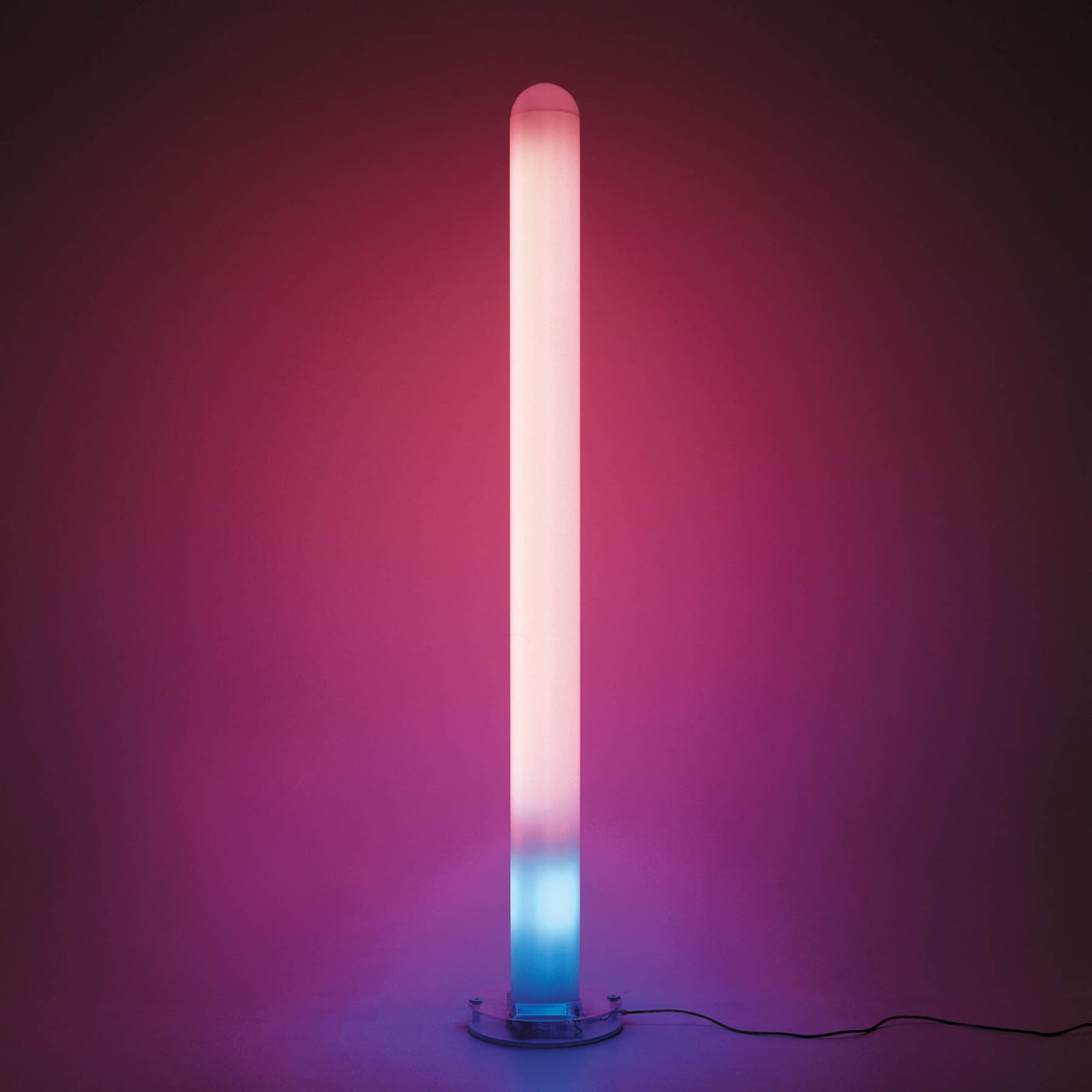 LED gulvlampe Metacolor RGB dimbar Bluetooth forfra