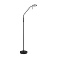 LED gulvlampe Moreno oppladbar CCT dimbar svart matt forfra