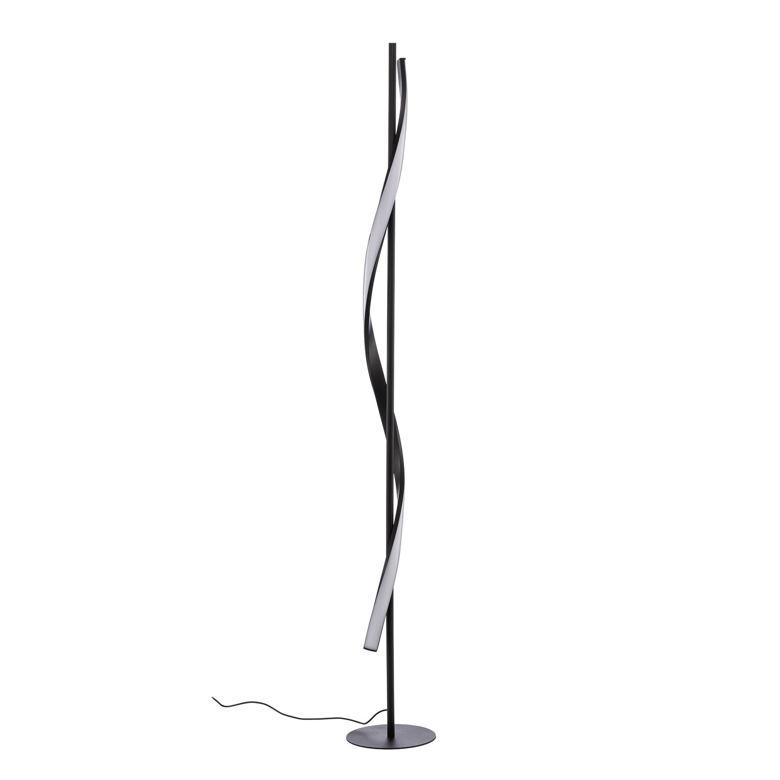 Detalj av LED gulvlampe Munja svart aluminium dimbar 150 cm