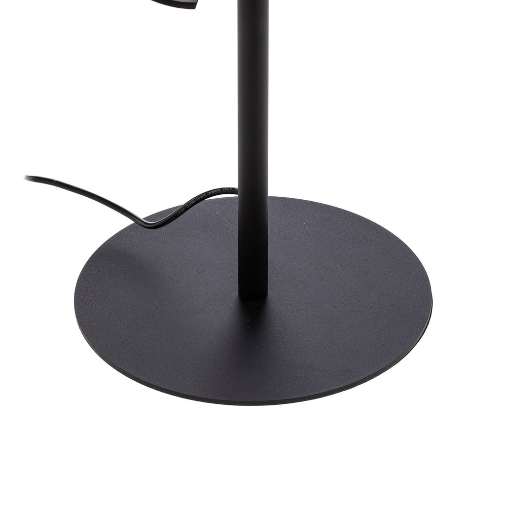 LED gulvlampe Munja svart aluminium dimbar 150 cm lysdetalj