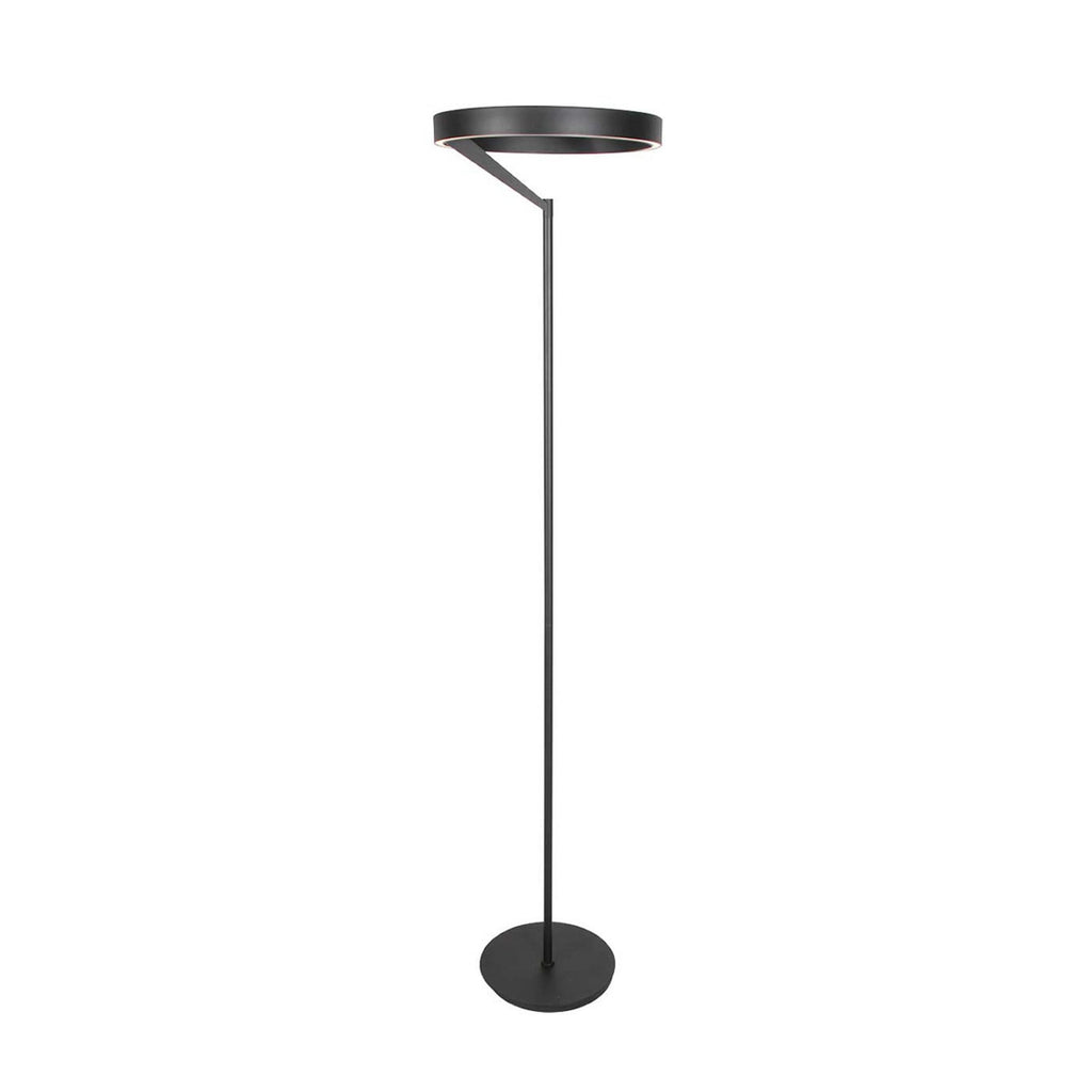 LED gulvlampe Mykty 2-lys dimbar CCT svart 170 cm bakside