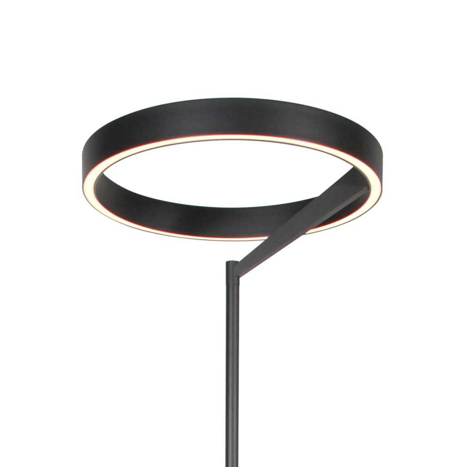 LED gulvlampe Mykty 2-lys dimbar CCT svart 170 cm med kabel og bryter