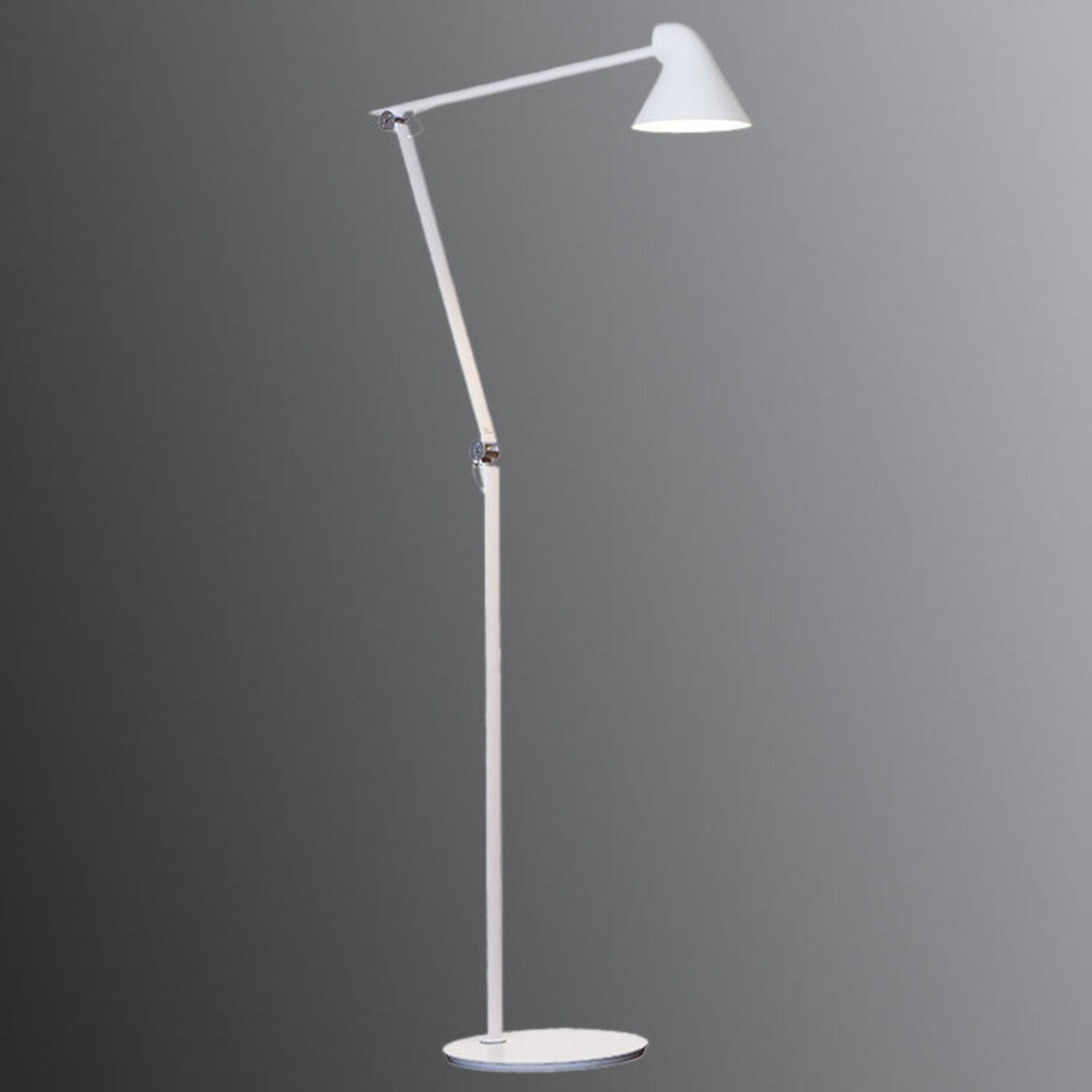 LED gulvlampe NJP dimbar hvit 2700K 10W bakside