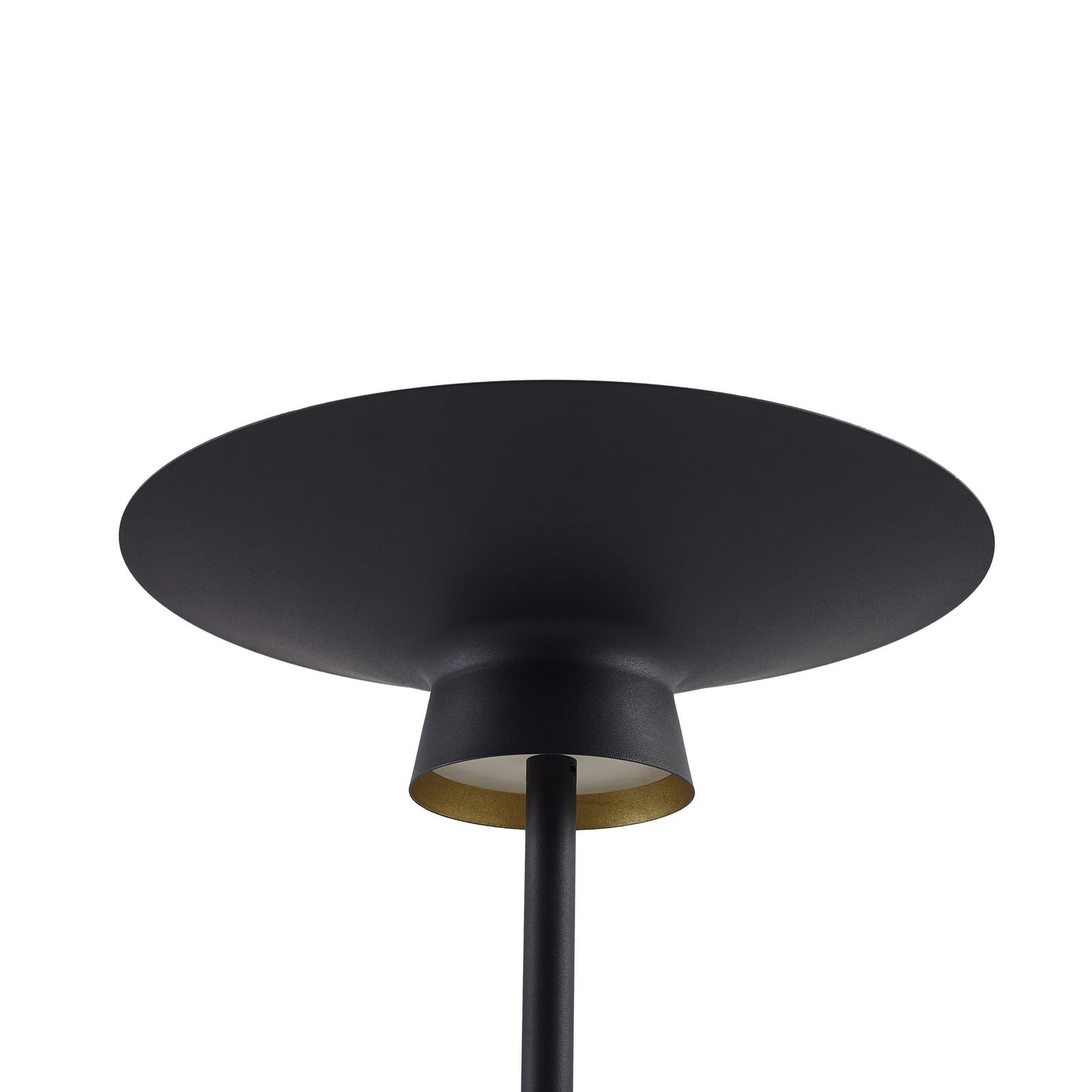 LED gulvlampe Norvind svart metall 140 cm varmhvit kabel med trinnbryter