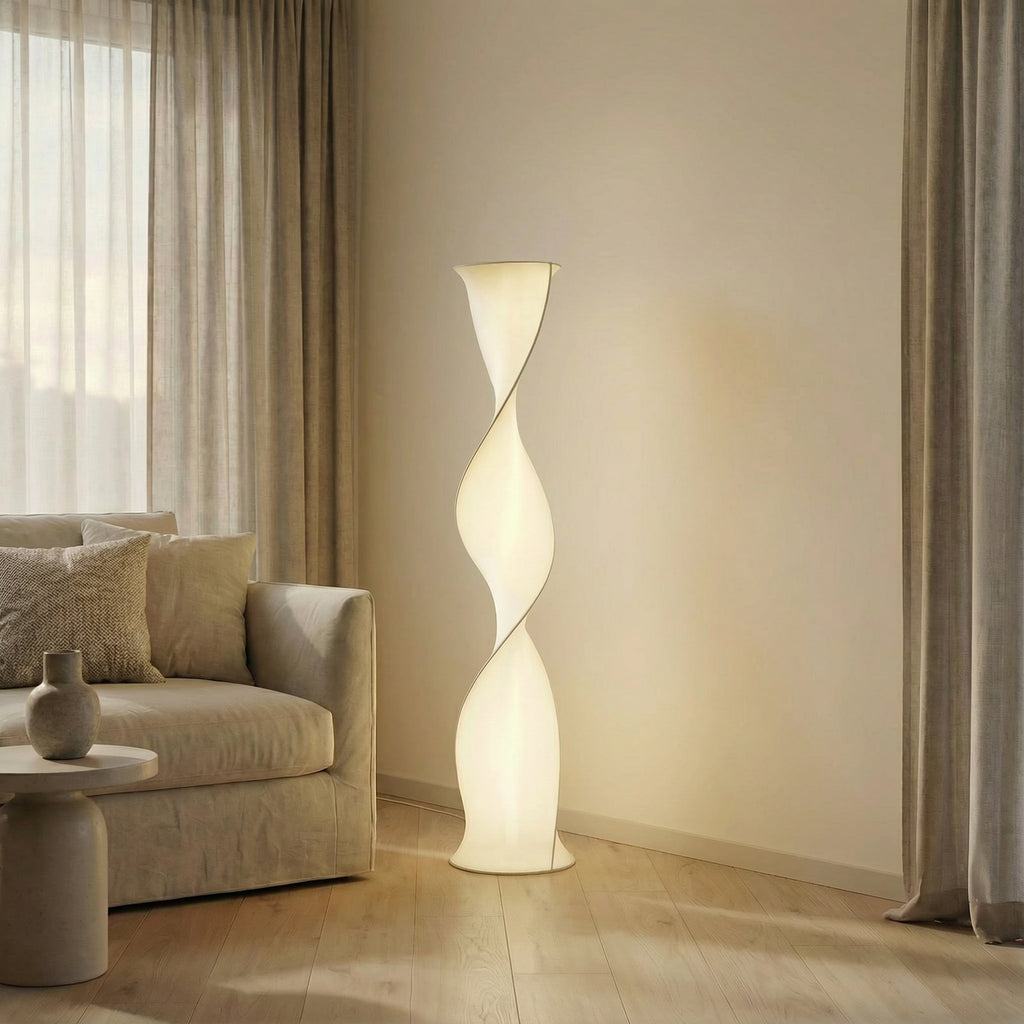 LED gulvlampe Novelle hvit CCT dimbar bakside