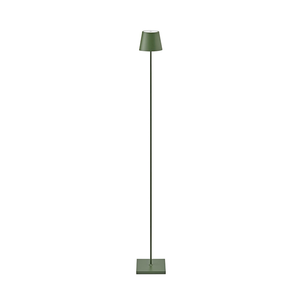 LED gulvlampe Nuindie oppladbar dimbar grønn 120 cm bakside