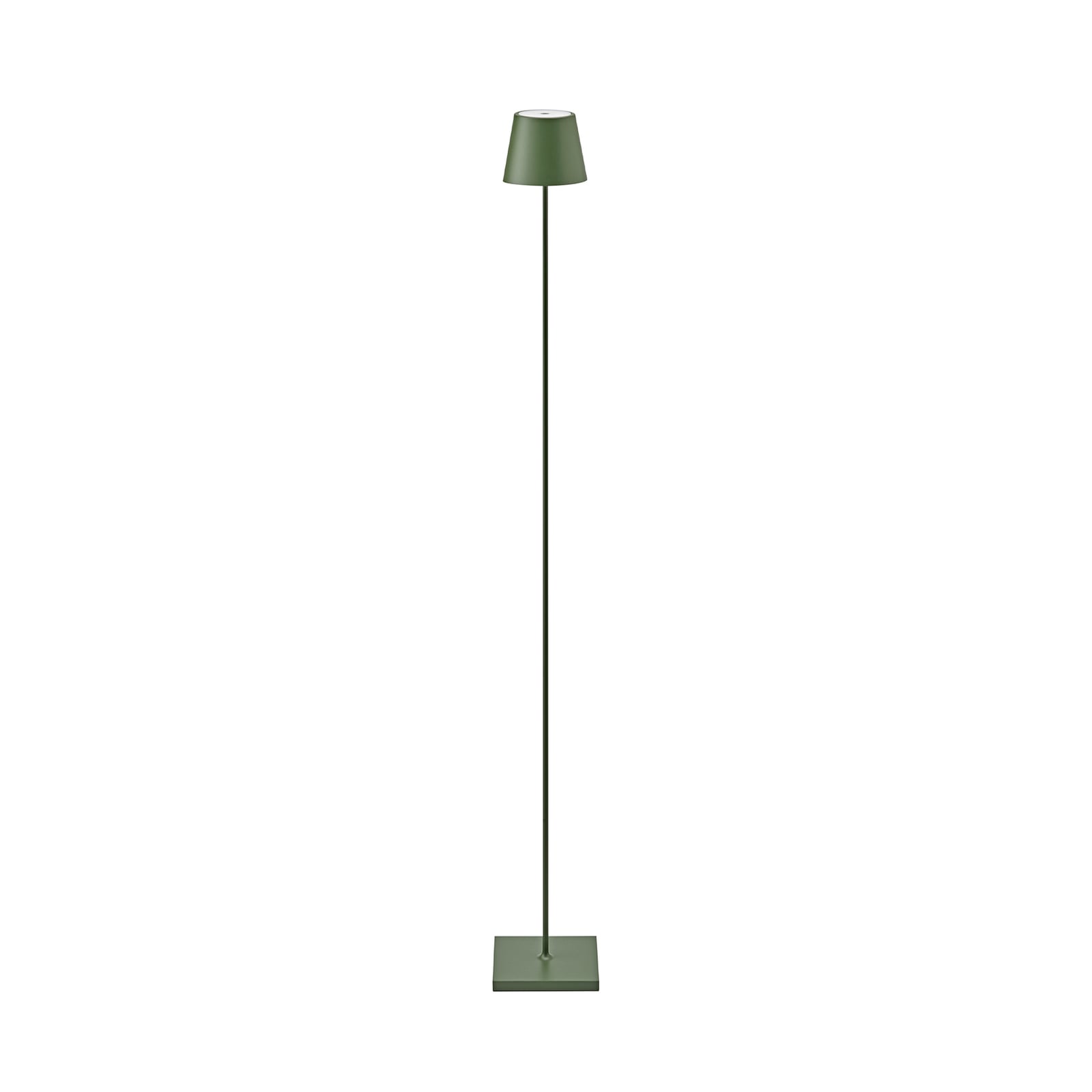 LED gulvlampe Nuindie oppladbar dimbar grønn 120 cm bakside